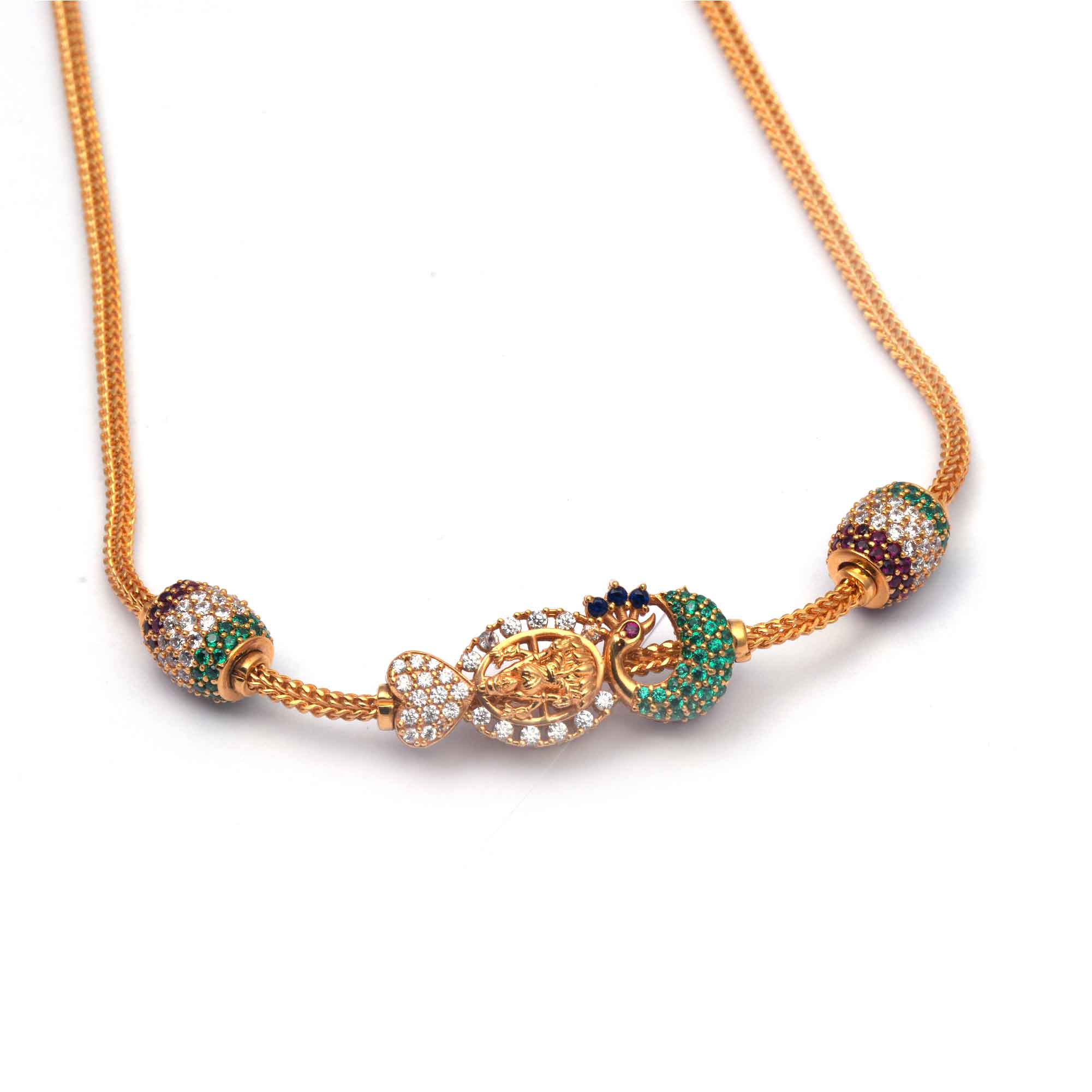 charismatic beaded gold chain