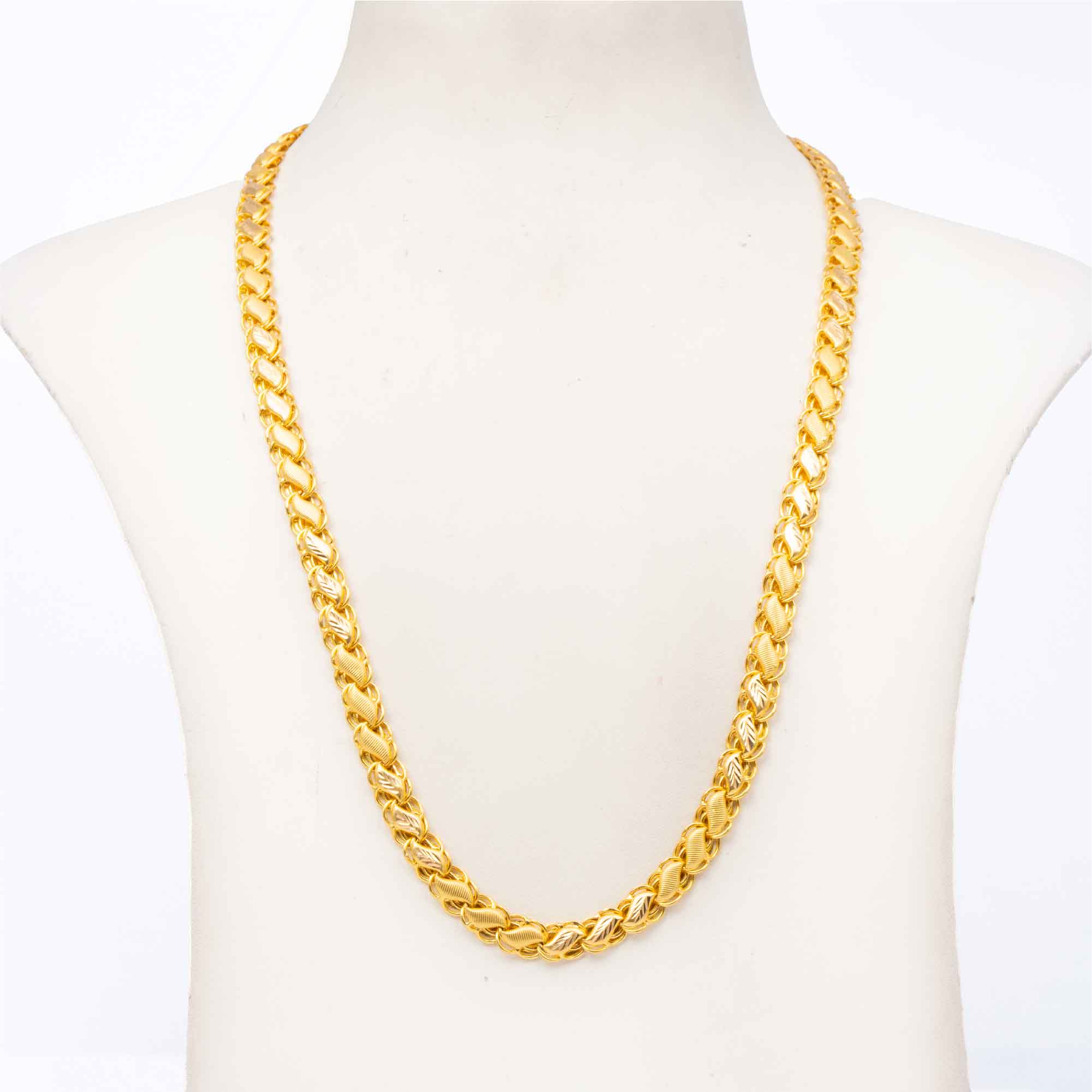 radiant trendy gold chain