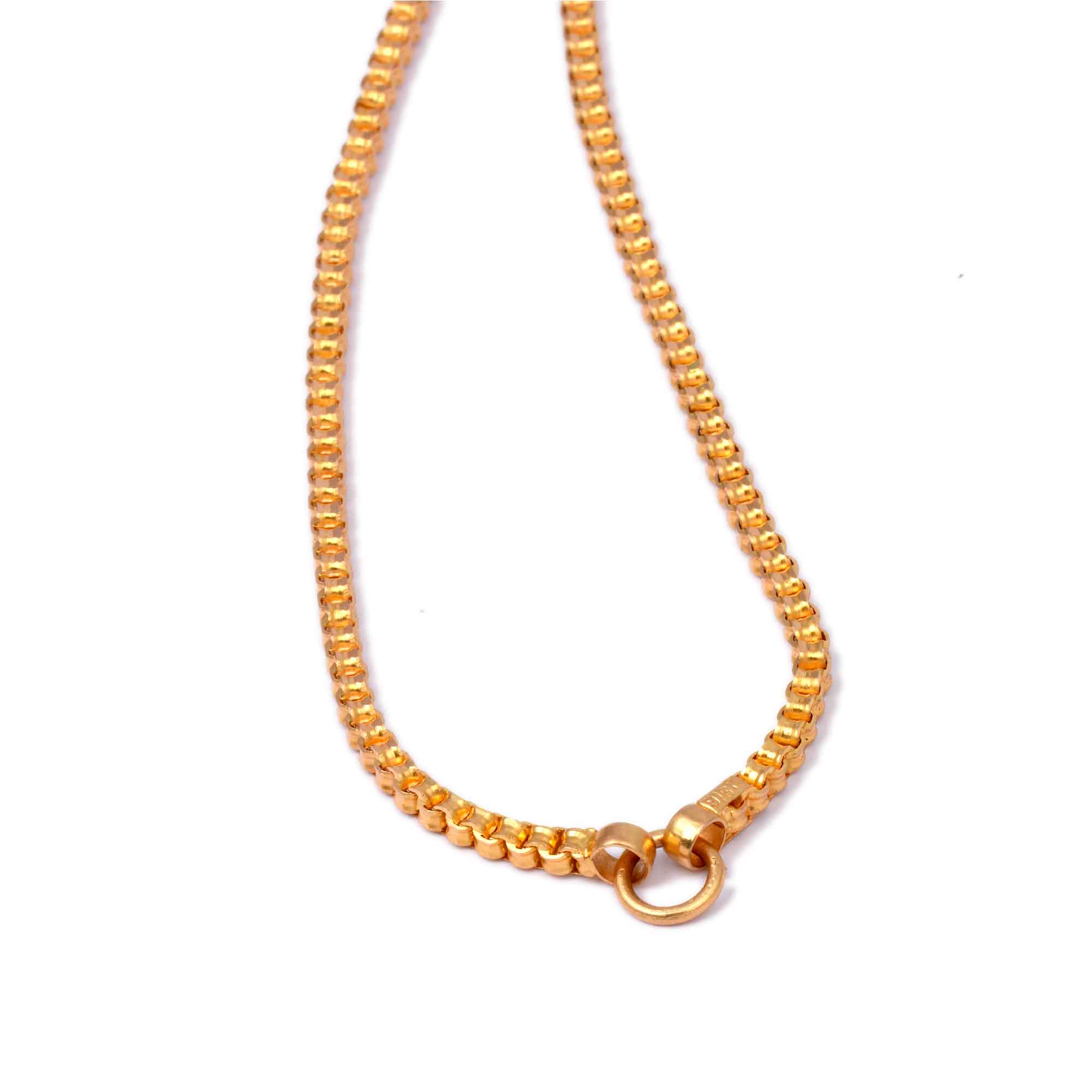 infinity loop gold chain