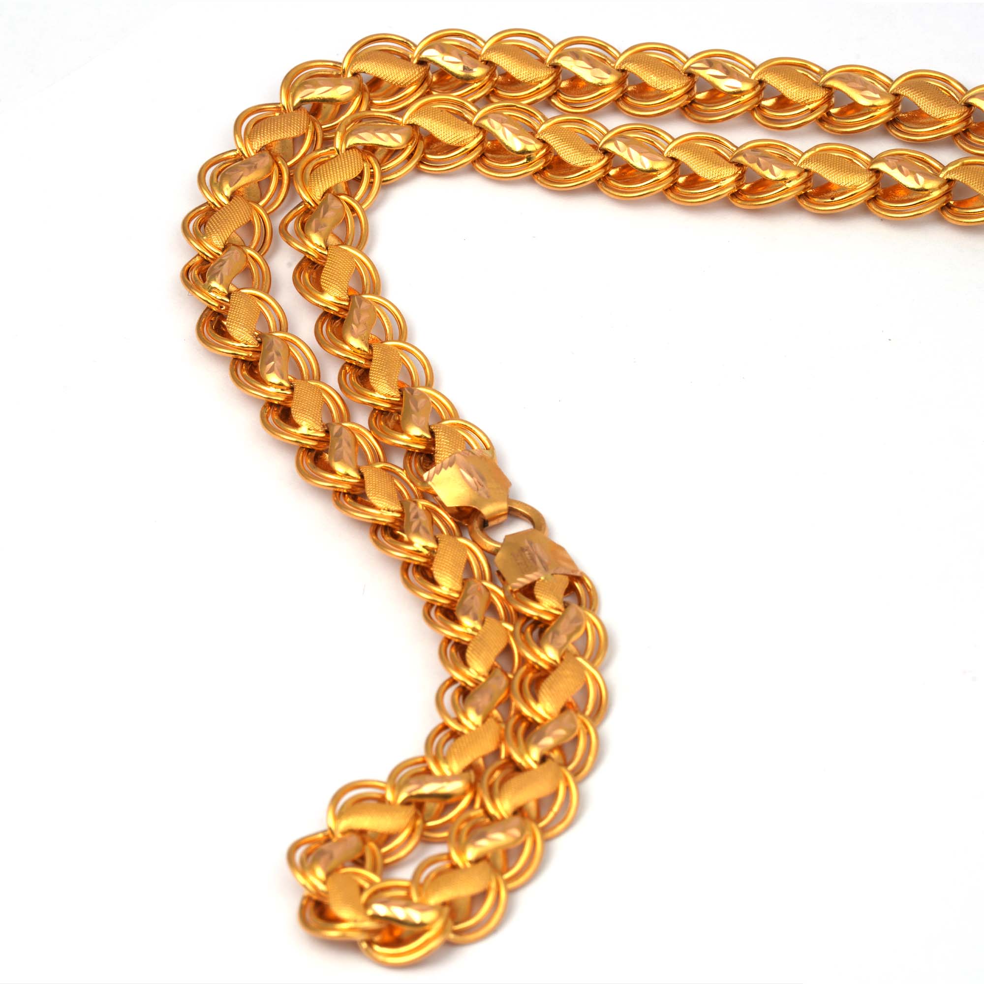 stylish link gold chain